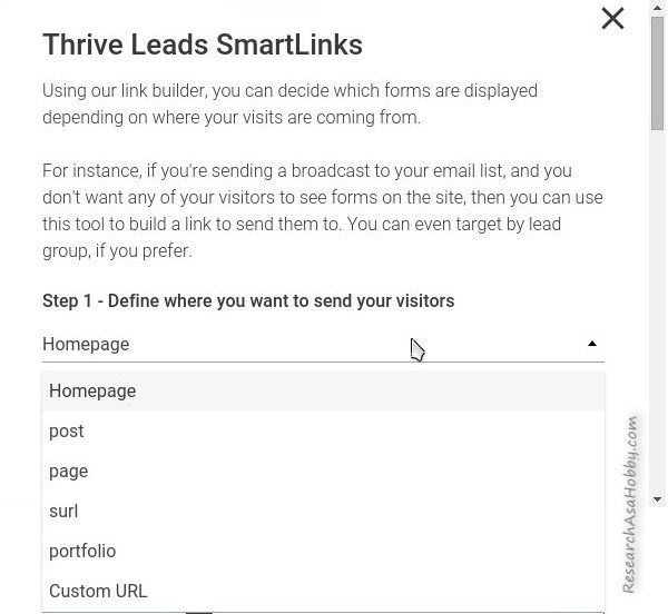Best Opt-in Plugin - ThriveLeads smartlinks 1