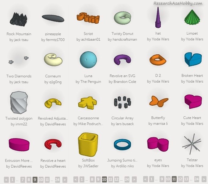 tinkercad shapes for creating 3D infographic - 5