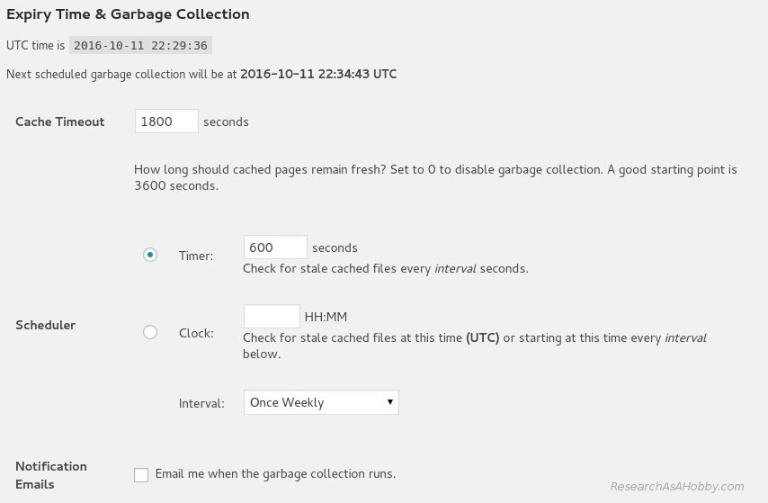 WP Super Cache plugin settings - 7