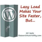 using lazy load to make your website faster - small title