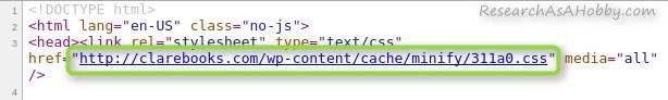 Minification in W3TC: Rewrite URL structure is enabled