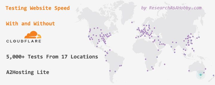 A2Hosting with and without free Cloudflare Service