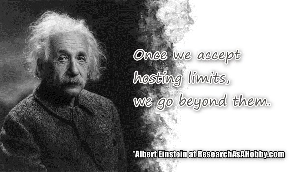 quote einstein accept hosting limits