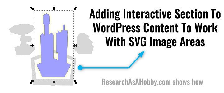 Interactive WordPress Section SVG